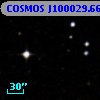 COSMOS J100029.66+020516.5