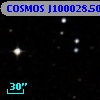 COSMOS J100028.50+020510.5
