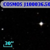 COSMOS J100036.50+020503.8
