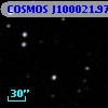 COSMOS J100021.97+020454.1