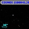 COSMOS J100041.20+020452.8