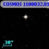 COSMOS J100032.89+020440.2