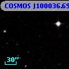 COSMOS J100036.69+020440.1