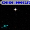 COSMOS J100032.60+020435.0