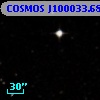 COSMOS J100033.68+020438.7
