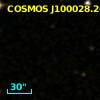 COSMOS J100028.26+020412.5