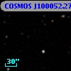 COSMOS J100052.27+020320.1
