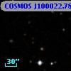 COSMOS J100022.78+020035.4