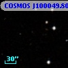COSMOS J100049.80+015900.3