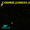 COSMOS J100035.38+015847.7