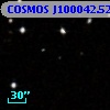 COSMOS J100042.52+015834.6