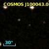 COSMOS J100043.05+015830.5