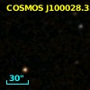 COSMOS J100028.35+015827.4