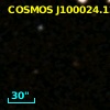 COSMOS J100024.12+015822.5