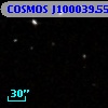 COSMOS J100039.55+015821.3