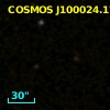 COSMOS J100024.17+015816.9