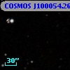 COSMOS J100054.26+015809.6