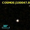 COSMOS J100047.86+015805.1