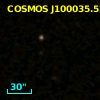 COSMOS J100035.52+015800.4