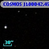 COSMOS J100042.45+015755.1