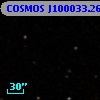 COSMOS J100033.26+015753.1