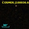 COSMOS J100036.64+015739.5