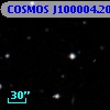 COSMOS J100004.20+020701.3