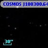 COSMOS J100300.64+021516.0