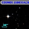 COSMOS J100314.26+020847.3