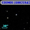COSMOS J100259.62+020829.3