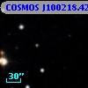 COSMOS J100218.42+021643.4