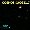 COSMOS J100251.74+021539.3
