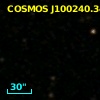 COSMOS J100240.34+021531.2