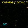 COSMOS J100240.70+021525.2