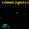 COSMOS J100251.42+021525.6