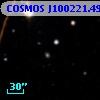 COSMOS J100221.49+021500.3
