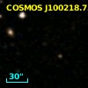 COSMOS J100218.75+021433.6