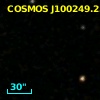 COSMOS J100249.25+021433.7