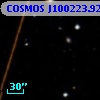 COSMOS J100223.92+021433.8
