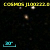 COSMOS J100222.02+021430.4