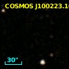 COSMOS J100223.10+021400.4