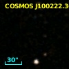 COSMOS J100222.36+021359.5