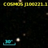 COSMOS J100221.17+021351.5
