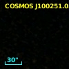 COSMOS J100251.05+021320.5