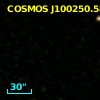 COSMOS J100250.58+021321.6