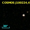 COSMOS J100224.47+021313.0