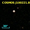 COSMOS J100221.88+021256.9