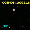 COSMOS J100221.86+021251.7