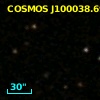 COSMOS J100038.69+020734.7