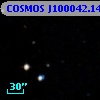COSMOS J100042.14+021710.2